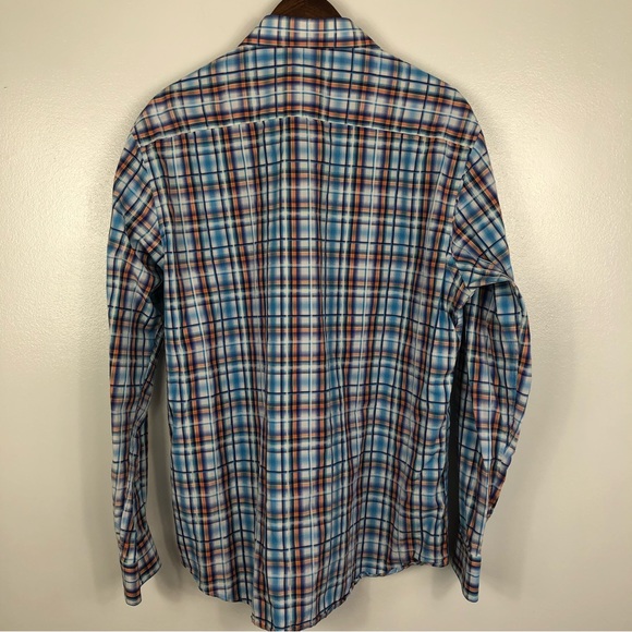 Bugatchi Shaped Fit Long-Sleeve Button Down Shirt Men’s XL - Picture 4 of 10